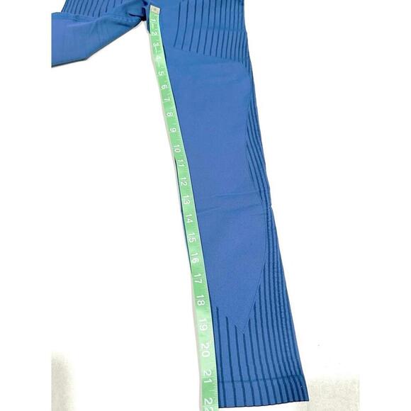 Astroremiges Women's Jumpsuit One Piece Full Length Straps Blue Ribbed Size S - Picture 15 of 15